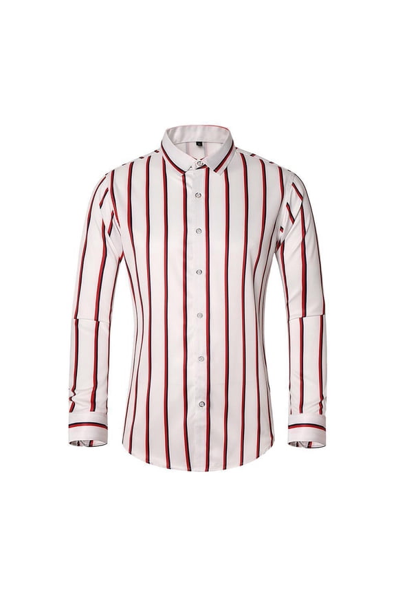 Men's Plaid Button Down Shirts Cotton Long Sleeve Dress Shirts Regular Fit Gingham Shirts Plus Size