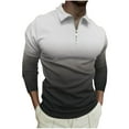 thumbnail image 1 of zfhfof Men's Polo Shirts Long Sleeve Casual Collared Quarter Zip Golf Shirt Lightweight Fashion Pullover T Shirts, 1 of 5