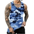thumbnail image 1 of zfhfof Men's Quick Dry Sports Tank Tops for Gym Athletic Fitness Running Workout Beach Sleeveless T Shirts Novelty Graphics Muscle Tees, 1 of 5