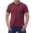 thumbnail image 1 of zfhfof Men's Short Sleeve Dress Shirts Office Bussiness Casual Button Down Shirts Solid Formal Work Shirt, 1 of 8