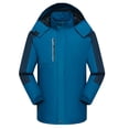 thumbnail image 1 of zfhfof Men's Ski Snow Jacket Warm Winter Thick Fleece Lined Coat Outdoor Snowboard Jackets Hooded Windproof Windbreaker Outwear with Pockets, 1 of 3