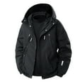 thumbnail image 1 of zfhfof Men's Waterproof Rain Jacket Outdoor Lightweight Hooded Raincoat Zip Up Windbreaker Coat for Hiking Golf Travel Fishing, 1 of 8