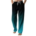 thumbnail image 1 of zfhfof Mens Sweatpants Fashion Gradient Color Casual Open Bottom Sweatpants for Men Drawstring Workout Joggers Pants with Pockets, 1 of 4