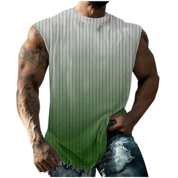 zfhfof Mens Workout Cut Off Shirts Summer Casual Muscle Shirt Bodybuilding Tank Tops Sleeveless Gym T Shirts