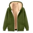 thumbnail image 1 of zfhfof Winter Jackets for Men Fleece Sherpa Lined Full Zip Up Hooded Sweatshirt Casual Long Sleeve Hoodies Warm Coats with Pockets, 1 of 4