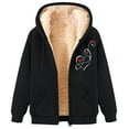 thumbnail image 1 of zfwon Hoodies for Men Mens Casual Full Zip Up Hoodie Long Sleeve Sweatshirt Winter Trendy Fleece Lined Jumpers Casual Printed Jackets Mens Fluzzy Coats with Pocket, 1 of 3