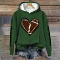 thumbnail image 1 of WJHWSX Womens Hoodies,Hoodies for Women,Stretch Fabric,Breathable,Polyester,Army Green,XL(US:10), 1 of 4
