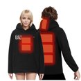 thumbnail image 1 of WJHWSX Womens Hoodies,Black Hoodie,Stretch Fabric,Breathable,Polyester,Black,XL(US:10), 1 of 6