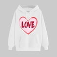 thumbnail image 1 of WJHWSX Womens Hoodies,Hoodies for Women,Breathable,Soft,Polyester,White,M(US:6), 1 of 5