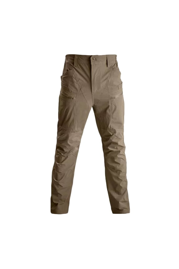 Mens Lightweight Cargo Work Trousers Quick Dry Zip Off Button Pants with Pockets Slim Fit Chinos Pants Men's Hiking Trousers for Hiking Casual Outdoor Camping