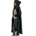 thumbnail image 1 of zfwon Plus Size Zip Up Hoodies for Women Solid Color Oversized Hooded Sweatshirt Long Sleeve Lightweight Jacket Casual Coat with Pockets Autumn Winter Outerwear, 1 of 7