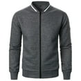 thumbnail image 1 of zfwon Sweatshirts for Men Zip Up Jumpers Mens Long Sleeve Coats Tracksuit Tops Lightweight Outdoor Windbreaker Stand Collar Sweatshirts Fashion Sport Jackets, 1 of 5