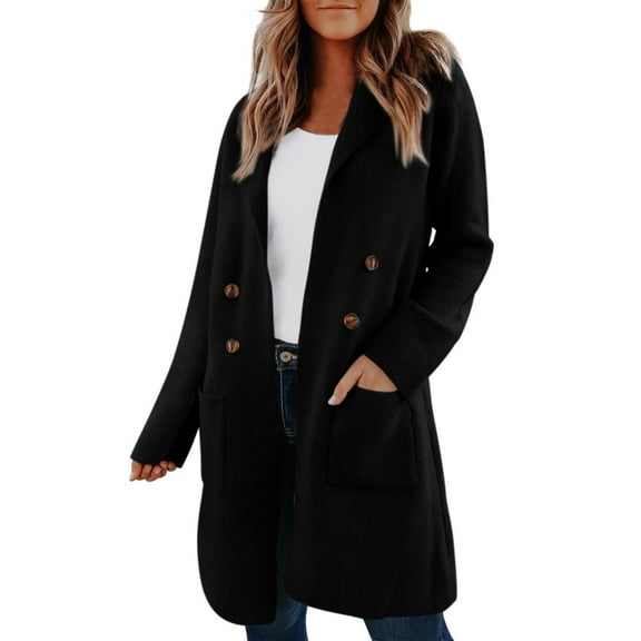 zfwon Winter Coats for Women Longline Fleece Lined Jacket Solid Color Casual Loose Fit Zip Up Warm Quilts Jacket Thicken Padded Jackets Puffer Coat Overcoat Outerwear with Pockets