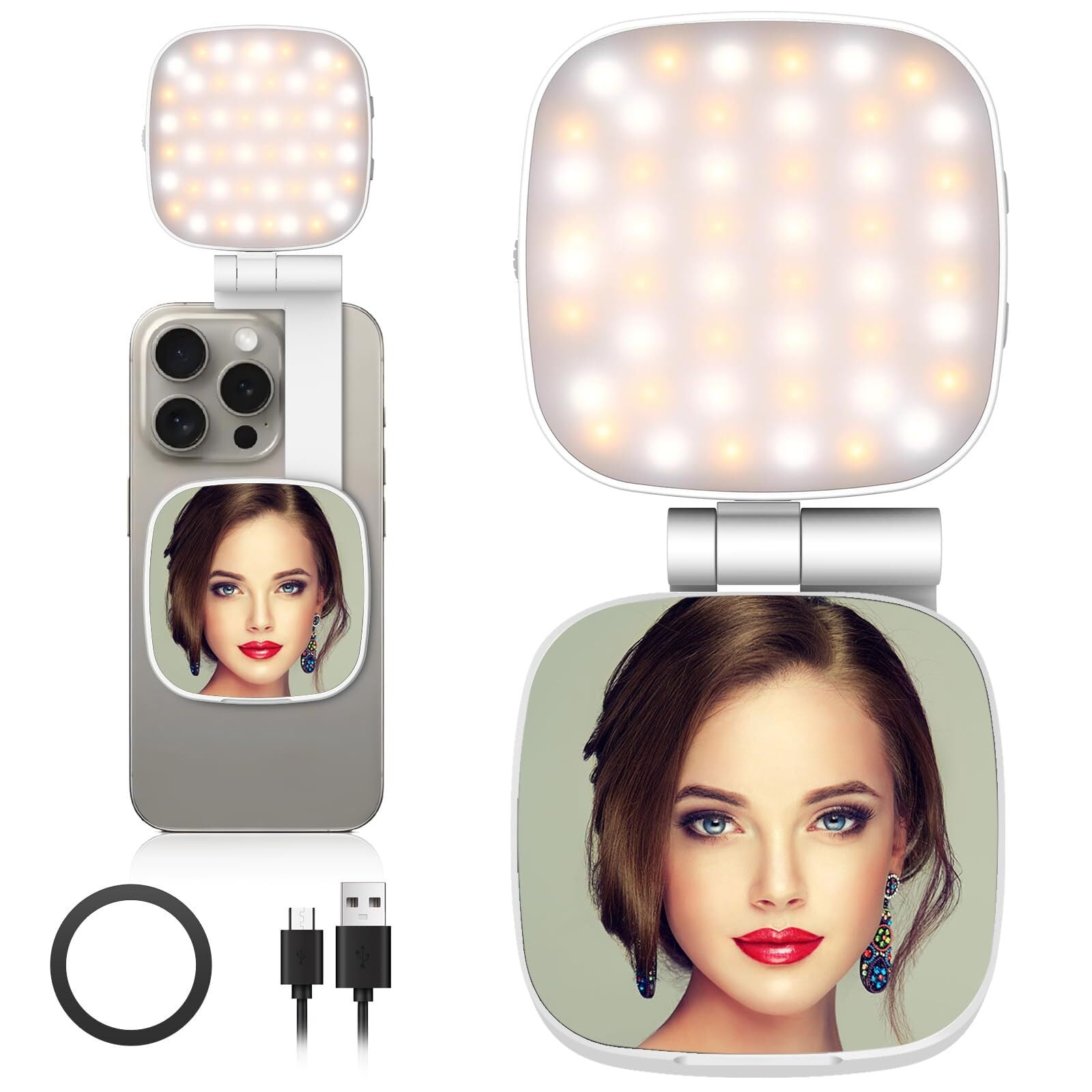 zhanSHUI Magnetic Selfie Light, Compatible with MagSafe iPhones ...