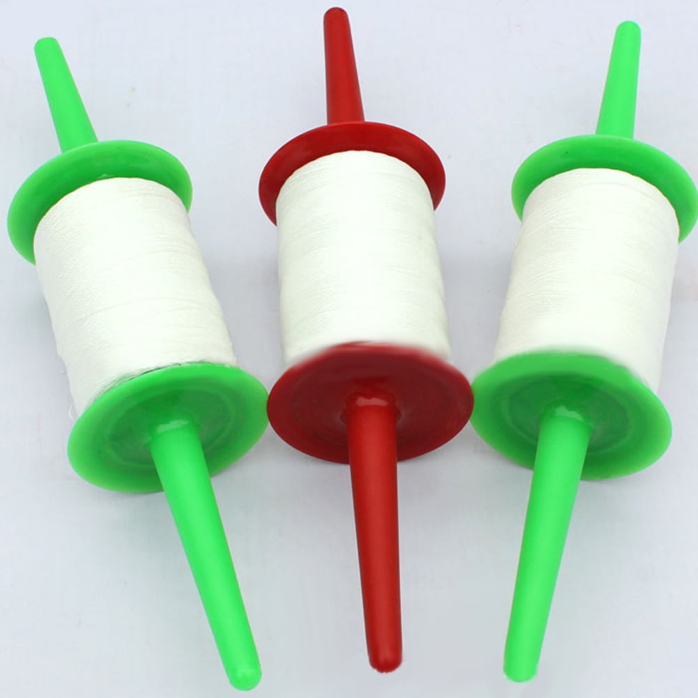 zhaomeidaxi Kite Spool Kite Reel Winder Grip Kite String Handle 500 ft Line  for Each Spool Kite Line Accessory for Outdoor Kites 