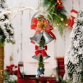 thumbnail image 1 of zhmrfg Christmas Bells Hanging Ornaments 12.2"x5.5" Santa Claus Tree Decoration with Ribbon for Holiday Tree Window Door Table Centerpiece Festive Celebration Decor, 1 of 6