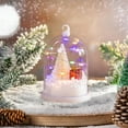 thumbnail image 1 of zhmrfg Christmas Luminous Night Light, Small Tree and Snow Decoration for Home, Dining Table or Study, Transparent Cover with High Visibility, Ideal Holiday Decor for Rooms and Parties, 1 of 6