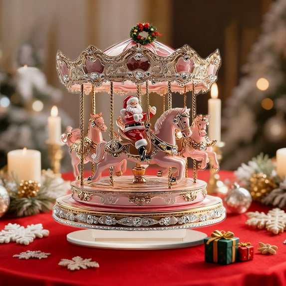 zhmrfg Christmas Tree Santa Claus Snowman 2D Flat Ornament Holiday Gift Decoration for Xmas Tree Table Centerpiece Shelf Festive Decor for Home Office Seasonal Celebration