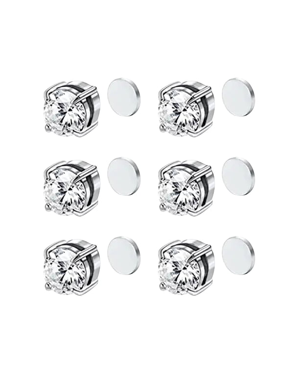 3 Pairs Magnetotherapy Earrings Earrings Ear Acupressure Earrings No Punching Earrings For Unisex