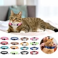 thumbnail image 1 of zhonghuaying Breakaway Cat Collars, Adjustable Quick Release Collars for Cats, Assorted Colors Soft Nylon Collars with Lightweight Charm, 1 of 9