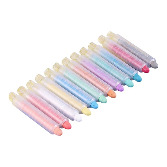 zhonghuaying Dustless Chalk, Easter Basket Stuffers, Colored Washable Toddler Chalk, Easter Toxic Washable Outdoor, Drawing Art Supplies Arts Crafts for Doodling, Drawing, Writing (12Pcs,B)