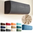 thumbnail image 1 of zhonghuaying Grid Weave Air Conditioner Wrap, Stretch Textile Build, Arc End Outline, Home Appliance Outer Cover, Wall Unit Layout Arrangement Style, Various Outer Tone Picks A, 1 of 5