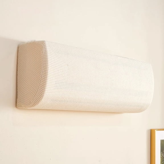 zhonghuaying Grid Weave Air Conditioner Wrap, Stretch Textile Build, Arc End Outline, Home Appliance Outer Cover, Wall Unit Layout Arrangement Style, Various Outer Tone Picks L
