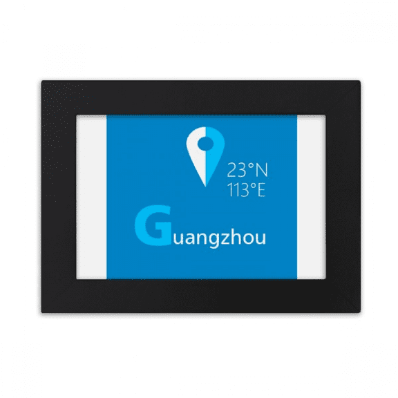 zhou geography coordinates travel desktop photo frame ornaments picture art painting