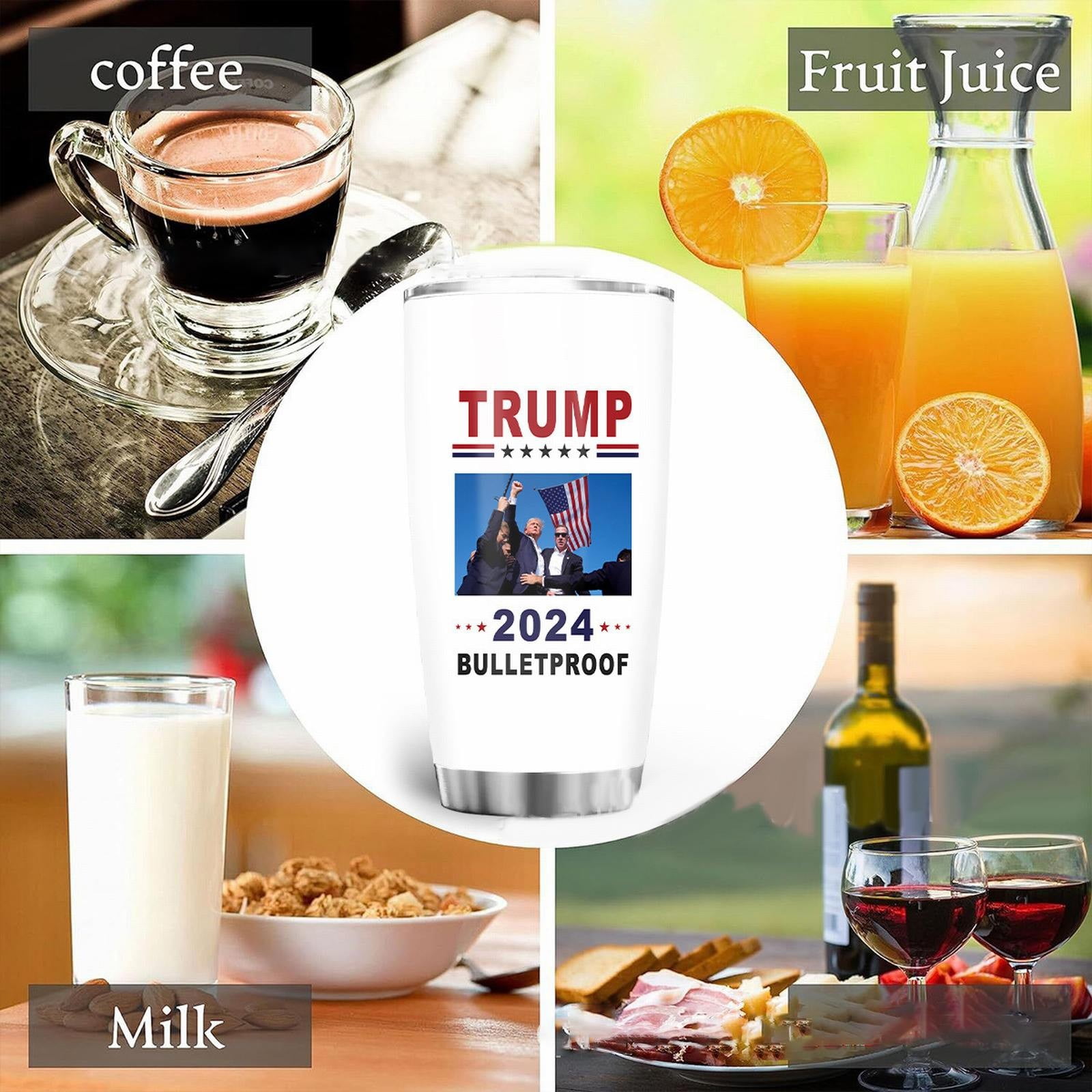 zhuxioush 2024 Take America Back 20 Oz Insulated Tumblers With Lid