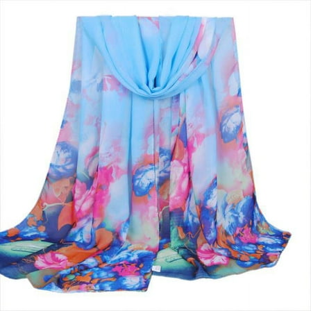 zicth Scarf Fashion Women Long Soft Wrap scarf Ladies Shawl Chiffon Scarf Scarves BU