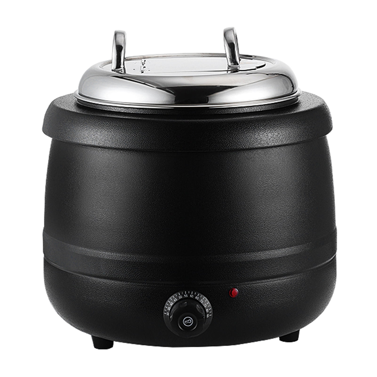 ziertyon 10/13L Electronic Soup Warmer with Hinged Lid, Electric Soup ...