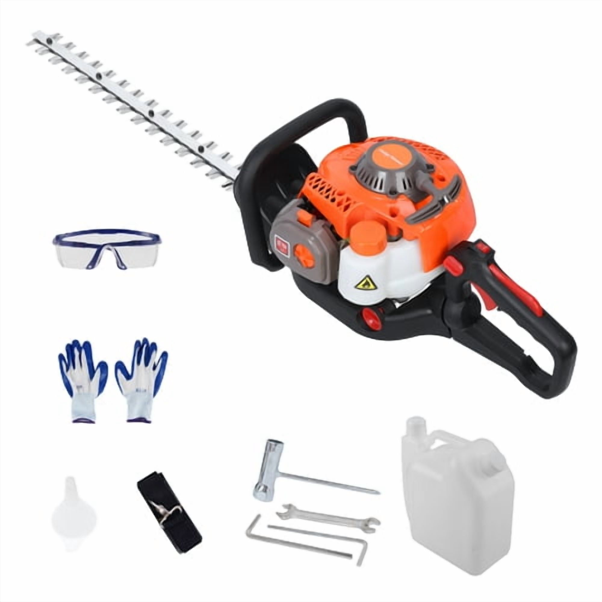 ziertyon 26cc 2-Cycle Gas Powered Hedge Trimmer, 24" Dual-Action Blades