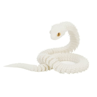 ziertyon 3D Printed Snake Toy 60cm Desktop Articulated Snake with Flexible Joints Stress Relief Snake Fidget Toy Gift for Animal Lovers