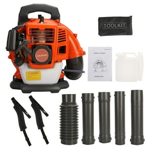 ziertyon 52CC 2 Stroke Backpack Gas Powered Leaf Blower,Grass Lawn Blower Air Cooling Gasoline Backpack Grass Blower with Air-Cooled, Snow Blower for Outdoor