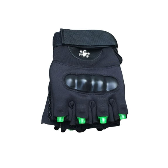 ziertyon LED Flashlight Gloves Hands-Free Multi-Purpose Repairing Hiking Camping Fishing Gloves (1 Pair)