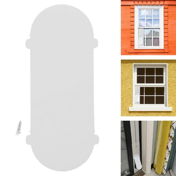 ziertyon Mobile Air Conditioner Air Vent Cover Easy Installation Waterproof Dust-proof Reduce Hot Air Intakes PVC Rain Air Conditioning Window Cover for Home