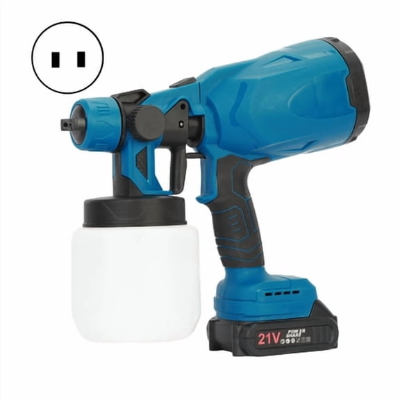 ziertyon Paint Sprayer, 600W Spray Gun with 3 Spray Patterns, Adjustable Flow, (800 ml) Container, for Furniture, Cabinets, Walls, Doors