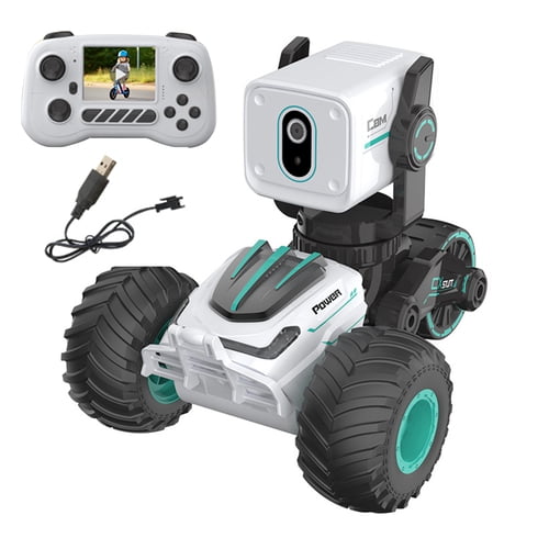 ziertyon Remote Control Car with 720P Real Time Video Camera Off-Road Truck Photography RC Vehicle Toy Birthday Christmas Gift
