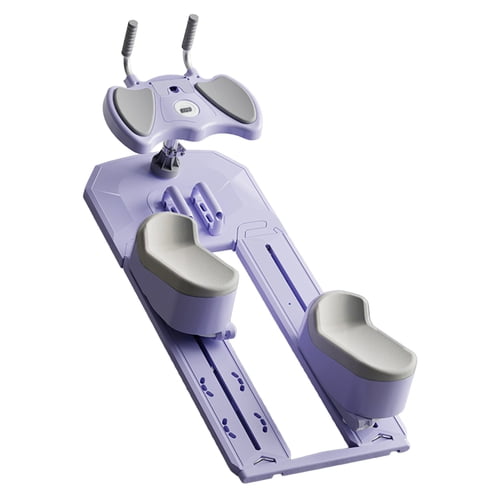 ziertyon Spine Twist Stretcher & Stair Stepper & Waist Trainer, Adjustable Back Stretcher Machine for Lower Back Exercise, Core Activation & Full-Body Workout,Purple