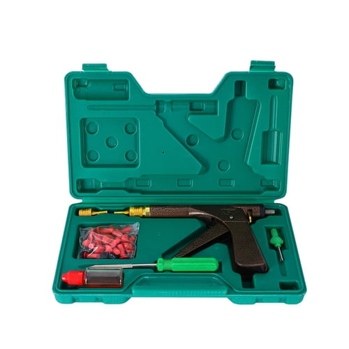 ziertyon Tools Tire Repair Kit - Comprehensive Tire Repair Tools Set with Plugs, Valve Tool, and Heavy Duty Case - Flat Tire Repair Kit for Cars, Trucks, Motorcycles, ATVs for Quick Emergency Fixes