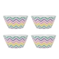 thumbnail image 1 of zig-zag-melamine-cereal-bowl-set-of-4, 1 of 1