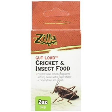 Zilla Reptile Food Gut Load Cricket & Insect 2-Ounce (Pack of 1)