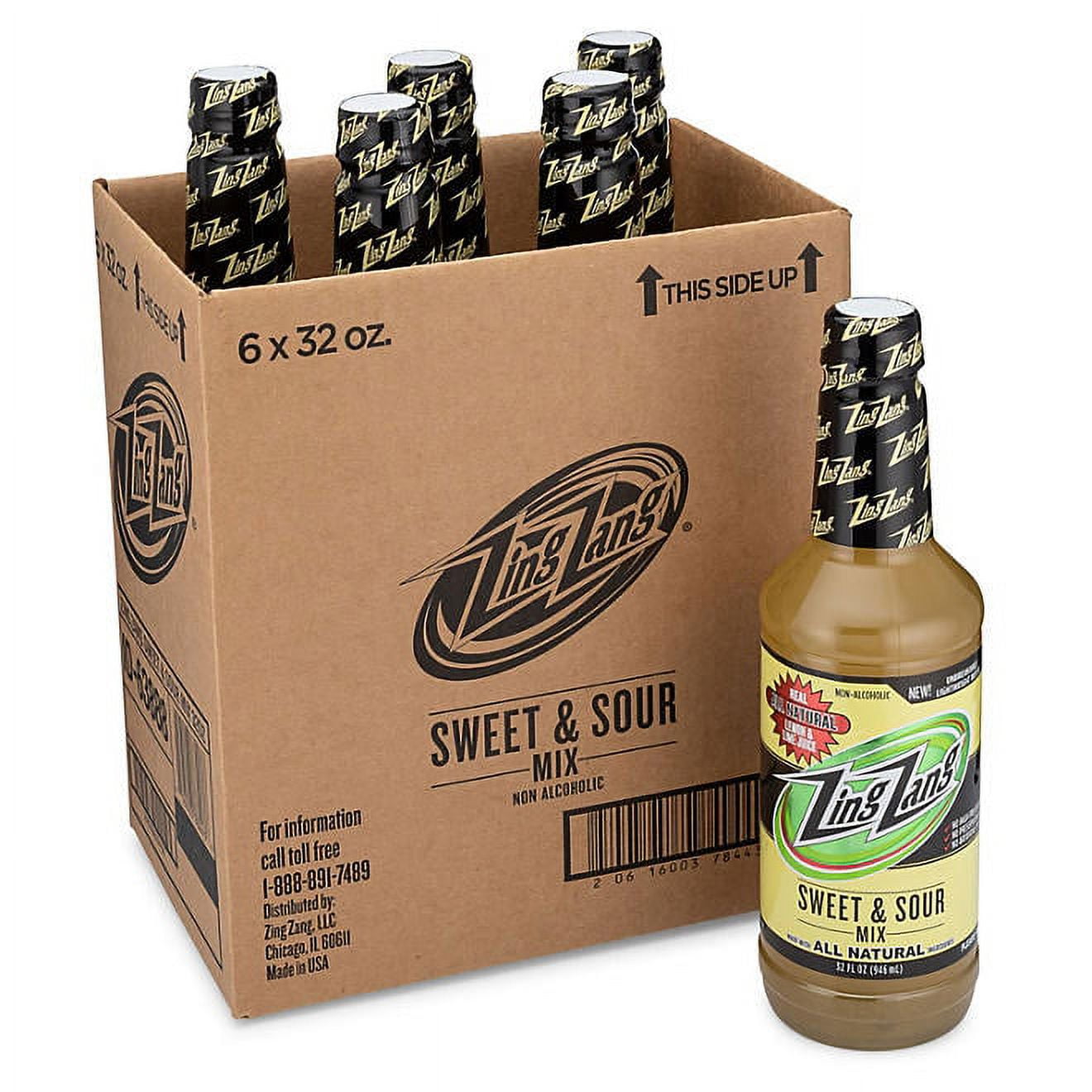 zing zang sweet sour mix 32 fl oz bottle 6 pk