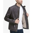 thumbnail image 1 of zip-front faux-leather moto jacket, 1 of 3