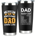 thumbnail image 1 of zipooo Gifts For Dad, Cups Tumbler - Fathers Day Dad Gifts From Daughter Son Wife - Birthday, Father''s Day, Christmas - Cool Funny Gift For Dads, 1 of 6