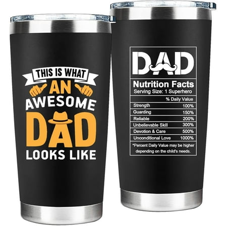 zipooo Gifts For Dad, Cups Tumbler - Fathers Day Dad Gifts From Daughter Son Wife - Birthday, Father''s Day, Christmas - Cool Funny Gift For Dads