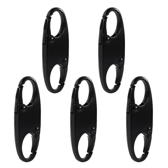 zippers Pull Replacement Purse Lock zippers Clip Double Locking Carabiner Holding zippers Closed Replaces