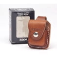 thumbnail image 1 of zippo lighter pouch with loop, brown, 1 of 4