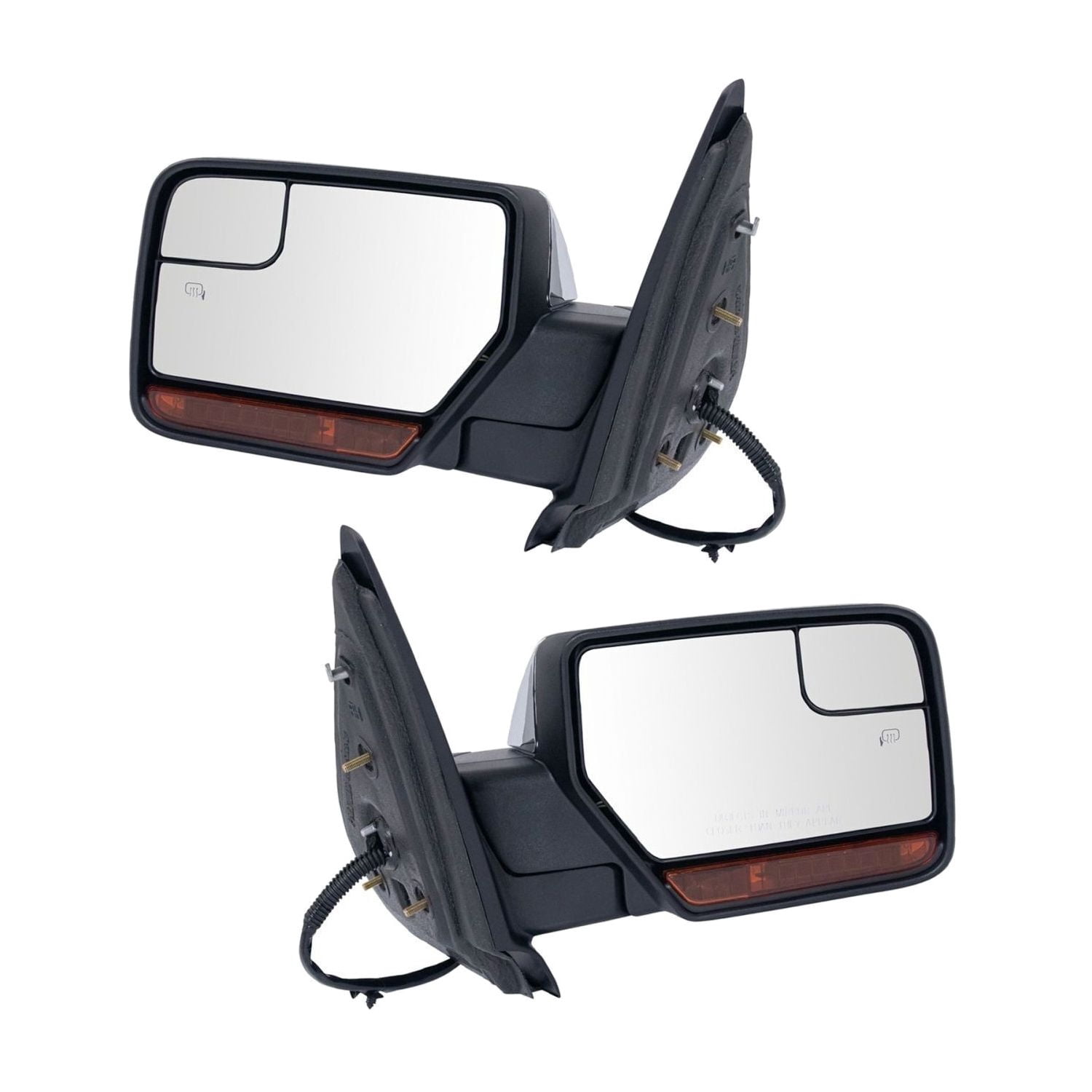 A-Premium Driver Side Power Mirror - Compatible With 2018-2022 Honda Accord, Heated, Folding, Turn Signal, Blind Spot