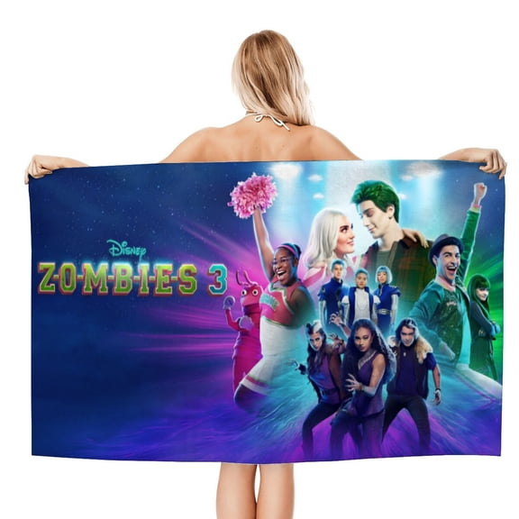 zombies Gifts Beach Towel for Women Girl Birthday Inspired Fan Bath Outdoor Music Lover